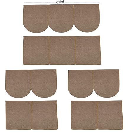 A.P HANDLOOM Jute Sofa Covers for 7Seater Sofa - Pack of 6 Pieces (2 Tripple and 4 Double Seater)