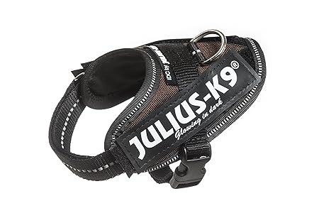 JULIUS K-9 IDC-Powergeschirr mit Logofeld, Baby 1 Schokoladenbraun