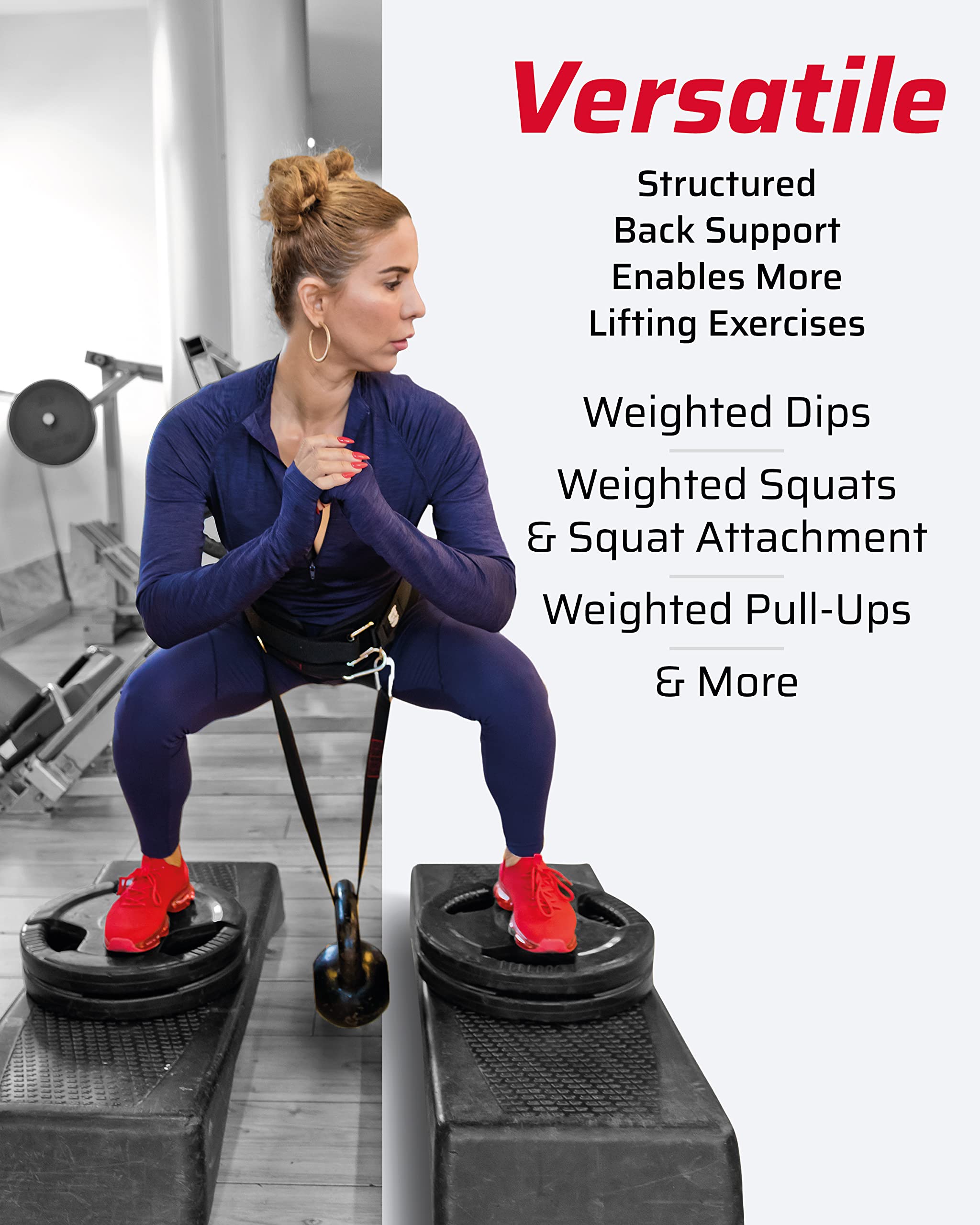 Belt Squat Belt THEFITGUY Ultimate Dip Belt Secure Closure No