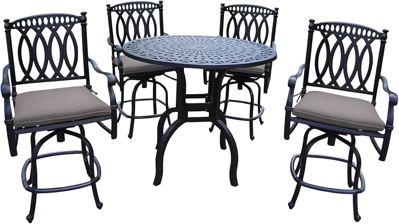 Amazon Com Oakland Living Outdoor Patio Furniture Sets Antique Black Garden Outdoor