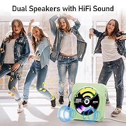 CD Player Portable Bluetooth 5.1 Desktop CD Player
