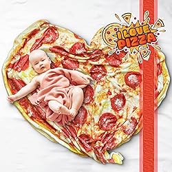Bcareself Pizza Blanket Adult Kdis Size Double