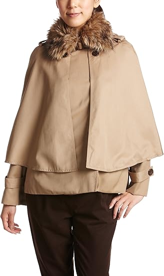 Amazon クルーン ア ソング Croon A Song Crtesworks ケープショートトレンチコート Cwo 60 B 027 ベージュ 38 コート ジャケット 通販