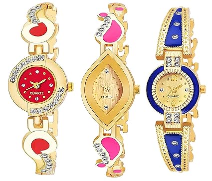 Analog Multi Color Dial Watch for Women and Girls - SHREE-88192