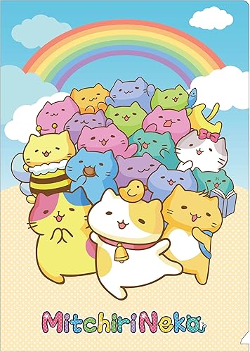 Amazon みっちりねこ クリアファイル 集合絵柄 アニメ 萌えグッズ 通販
