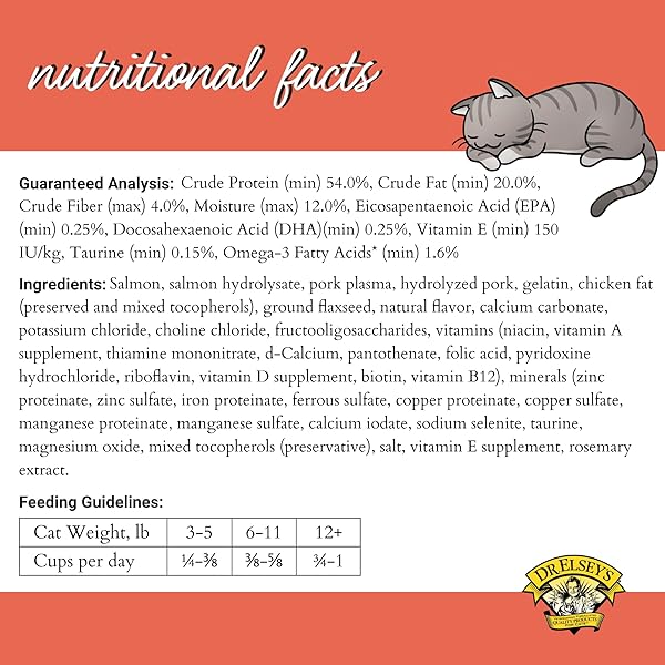 DR. ELSEY’S CLEANPROTEIN SALMON FORMULA DRY CAT FOOD, 6.6 LB