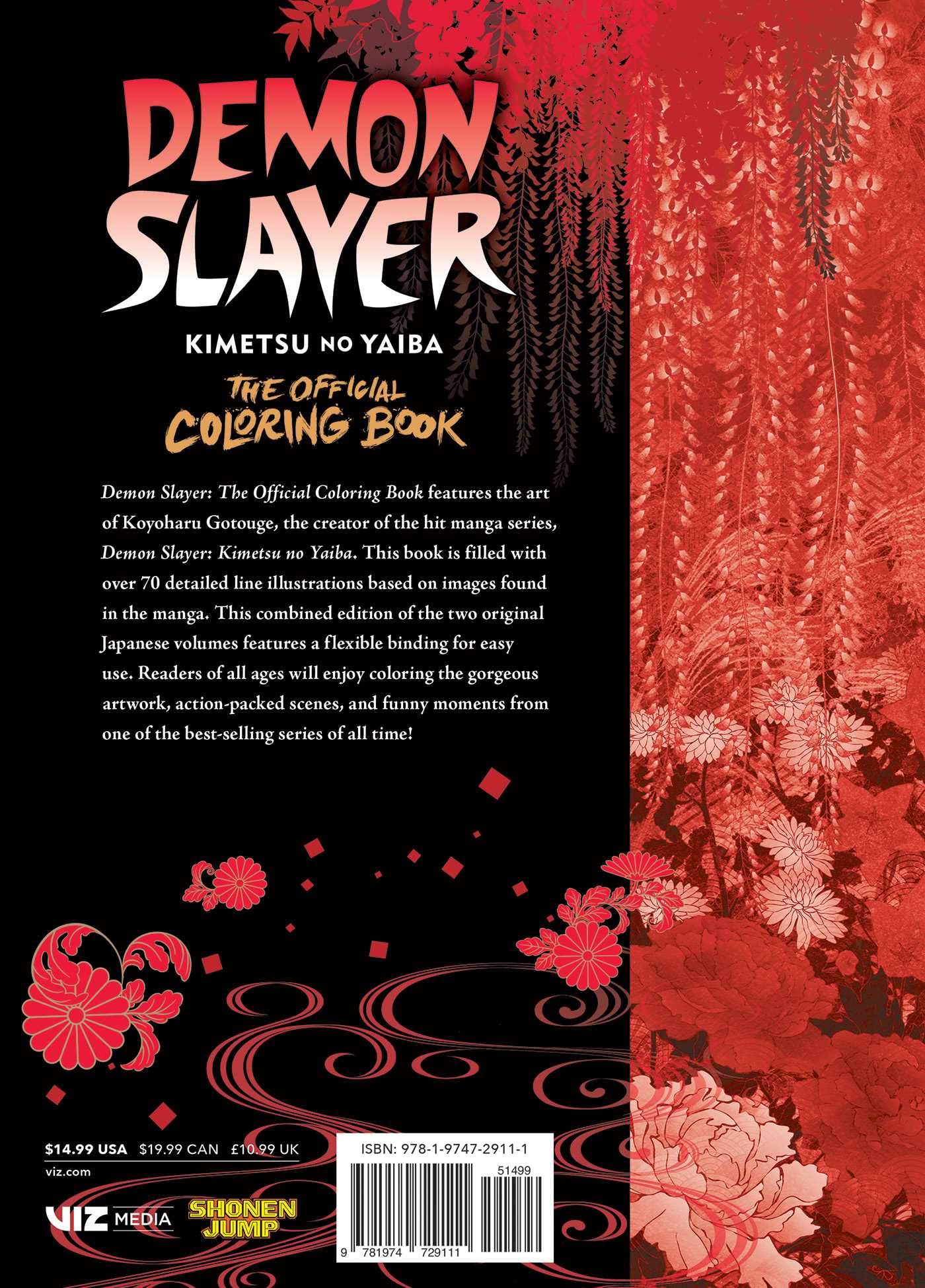 Demon Slayer: Kimetsu no Yaiba: The Official Coloring Book