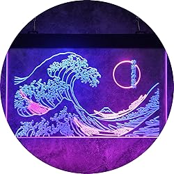 MiMaik The Great Wave Off Kanagawa LED Neon