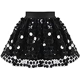 Sunny Fashion Girls Skirt Purple Mermaid Sparkly Sequin Tutu Party Ballet Dance