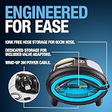 RING ULTRAINFLATE 10 Analogue Tyre Inflator with Wind-Up Power Cable view 5