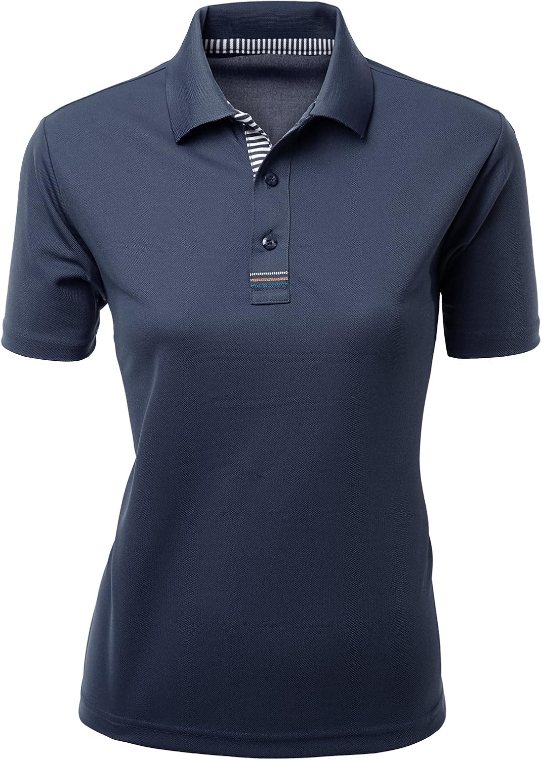 Xpril Women's Casual Collar Short Sleeve Functional Active wear T-Shirt at  Women’s Clothing store