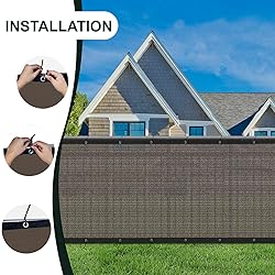 SUNLAX Privacy Fence Screen 8' x 38' Heavy Duty