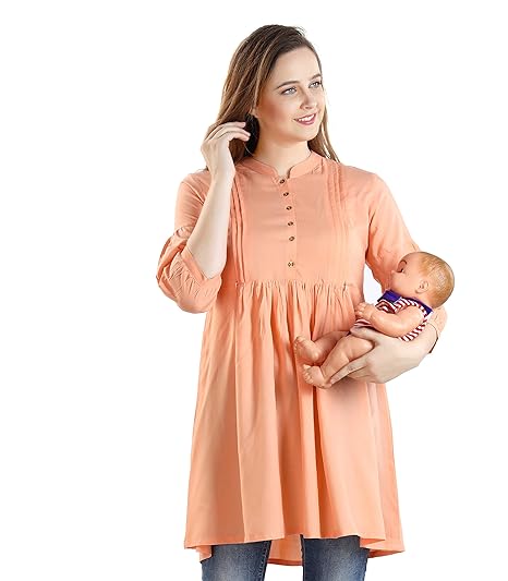 AV2 Women Maternity Feeding Tunic Kurti