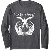 Death Note Ryuk Splatter Silhouette Anime Long Sleeve T-Shirt