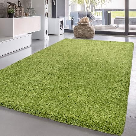 Amazon De Paco Home Shaggy Hochflor Langflor Teppich Sky