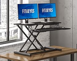 FITUEYES Height Adjustable Standing Desk 32” Wide