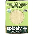 Spicely Organic Fenugreek Powder 0.45 Ounce ecoBox Certified Gluten Free