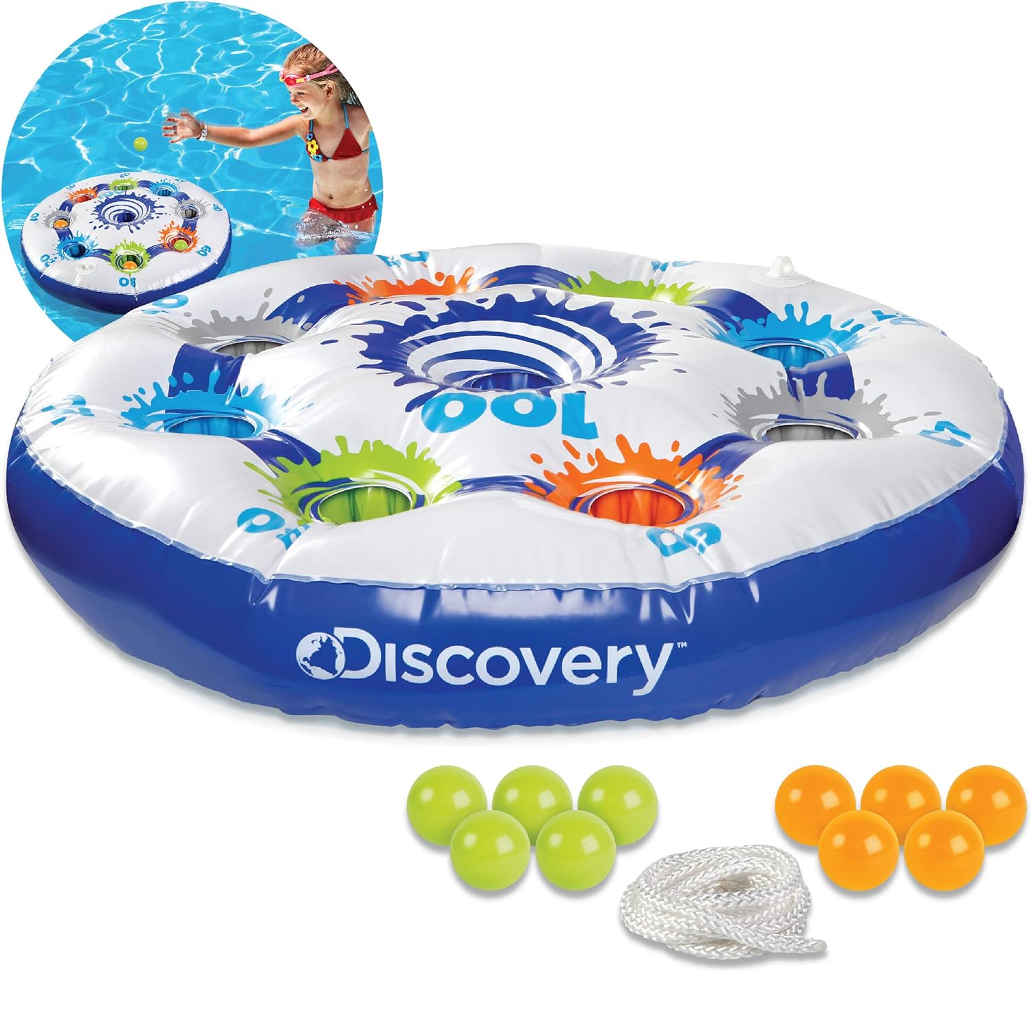 Amazon.com: Discovery - Juego de piscina hinchable para ...