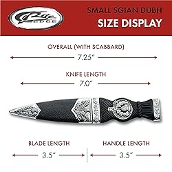 SZCO Supplies 7.25" Small Sgian Dubh Scottish Dirk
