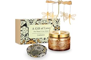 CURIMAMA Mothers Day Gifts for Grandma, Dragonfly Gift for Women, Best Mom Gifts for Mothers Grandma Friends, Unique Birthday Presents for Sister with Gift Box, Rotating Scented Candles for Mother's Day