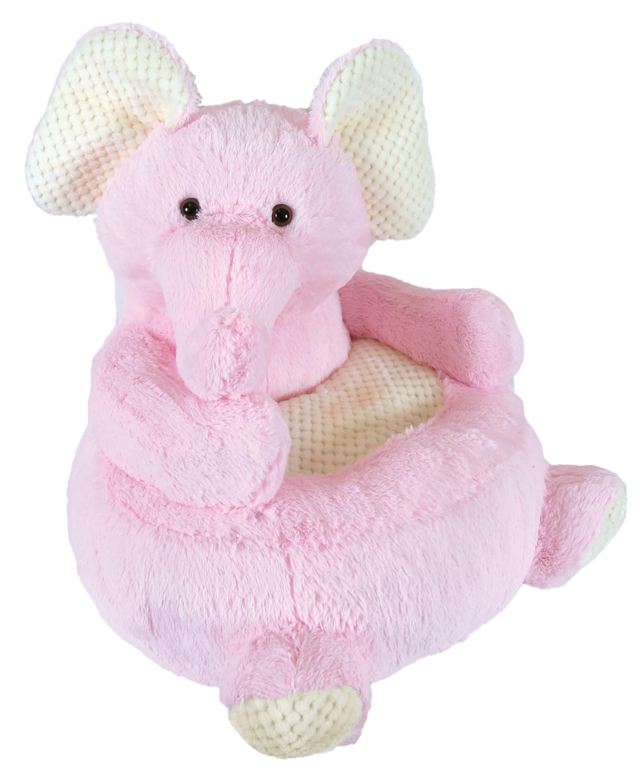 Stephan Baby Plush Nursery Decor Chair, Pink Elephant