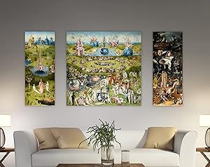 Garden of Earthly Delights, Hieronymus Bosch, Bosch Canvas Print, Hieronymus Bosch Art (28