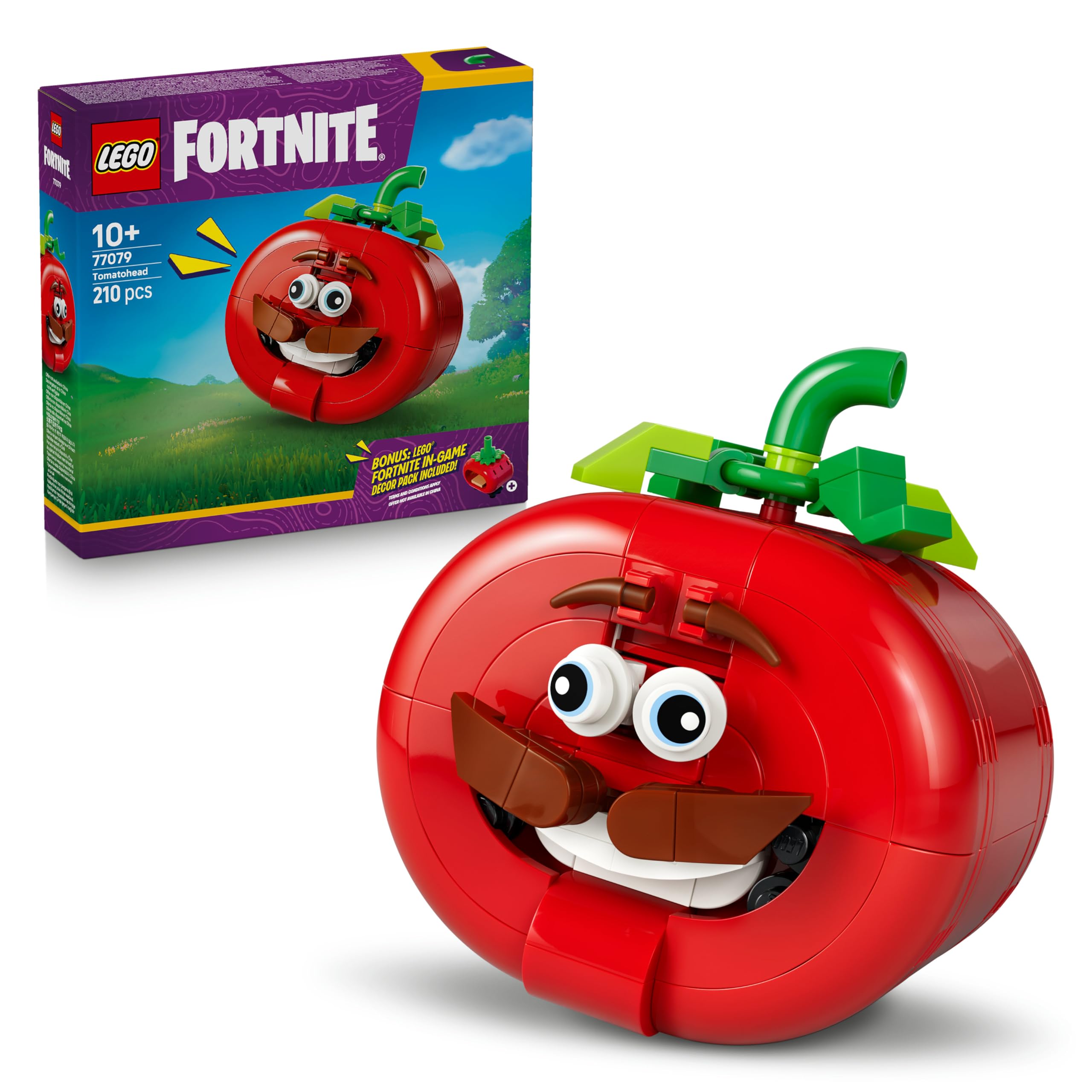 LEGO Fortnite Tomatenkopf - Interaktive Figur mit Restaurant Innenraum - Zimmer- oder Schreibtischdeko für Kinder - Gaming Geschenk für Jungen, Mädchen und Fans ab 10 Jahren - 77079