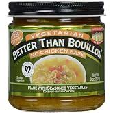 Better Than Bouillon Vegetarian No Chicken Base, Made with Seasoned Vegetables, Certified Vegan, Makes 9.5 Quarts of Broth, 3