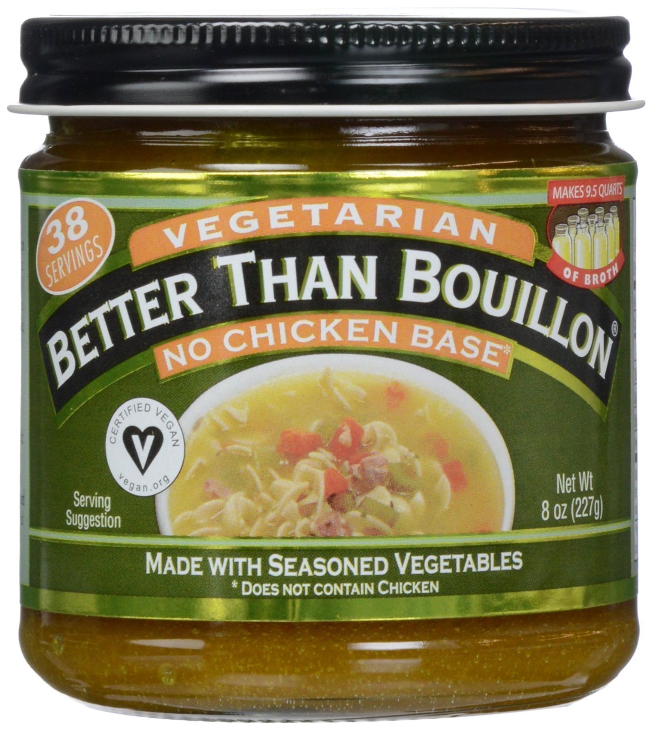 Better Than Bouillon, Bouillon, No Beef Base, Vegetarian, 8 oz (Pack of 2