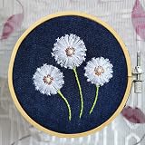 LAMXD 8 Pack 4 Inch Mini Bamboo Embroidery Hoop Cross Stitch Ring view 6