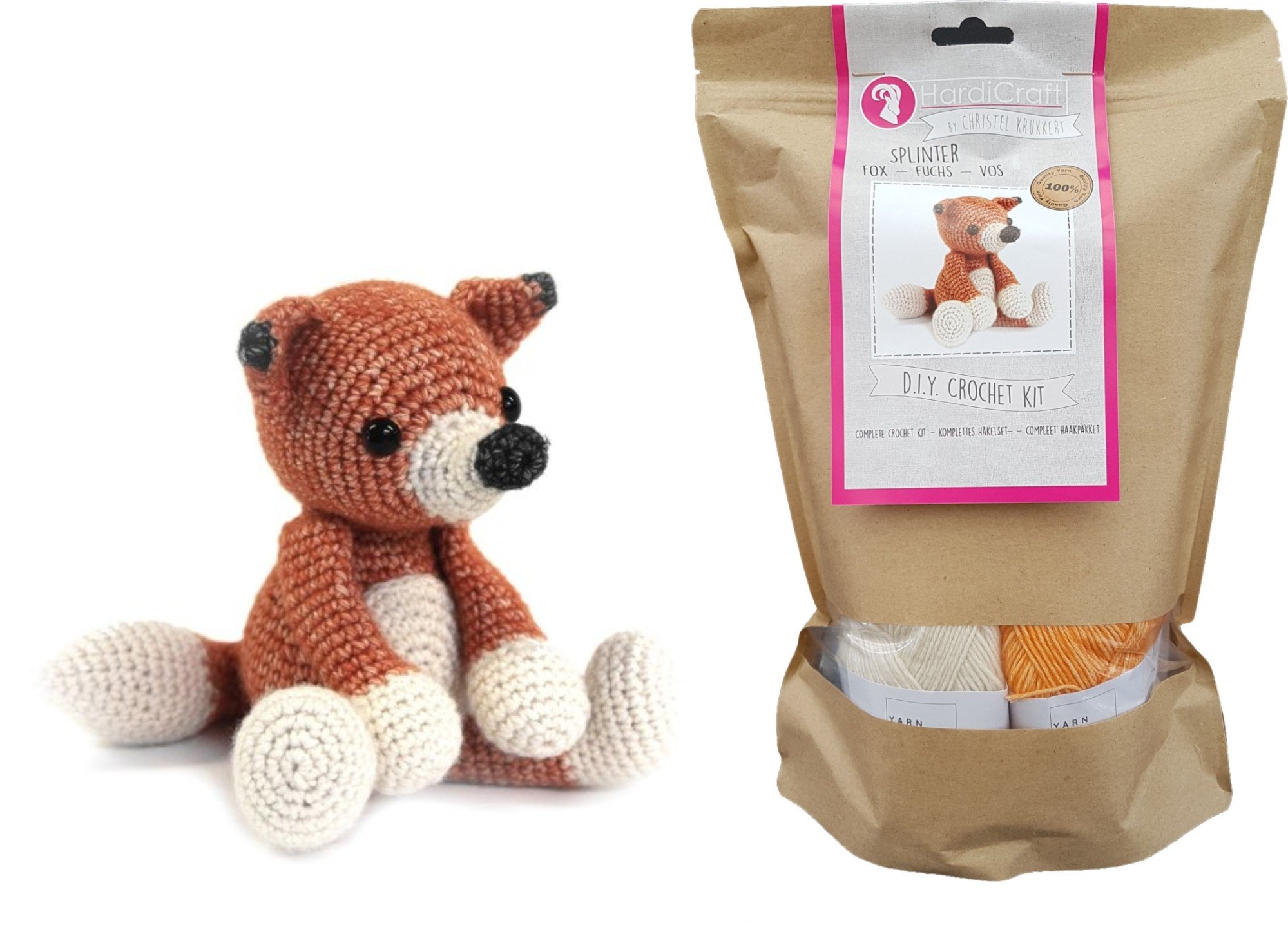 HardiCraft Christel Krukkert Fox Crochet Set