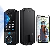 eufy Security Video Smart Lock E40, Front Door Lock with Facial Recognition | 3-in-1 Smart Entry Deadbolt with Video Doorbell, 2K Camera, Face Unlock Keyless Entry, 32GB Local Storage, Dual Power, Matter