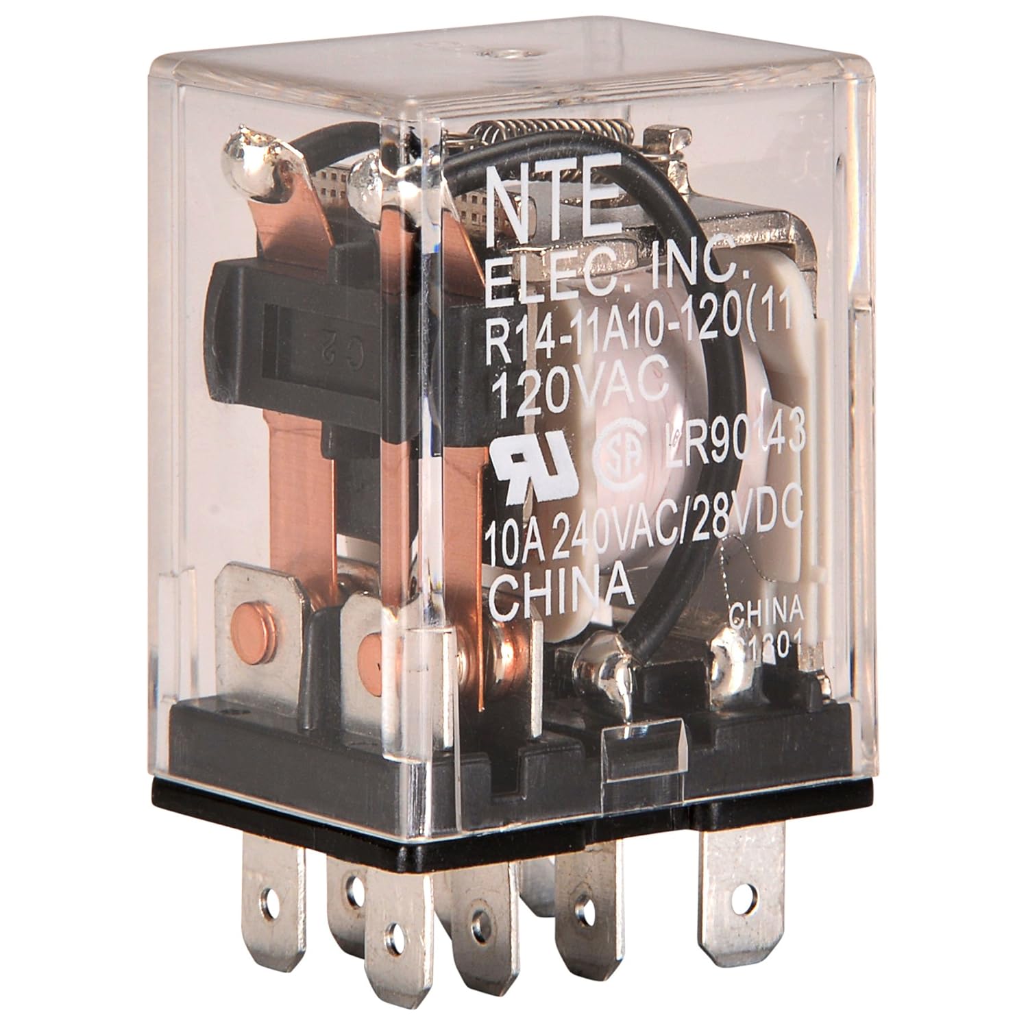 NTE Electronics R14-11A10-120 Series R14 General Purpose AC Relay, DPDT  Contact Arrangement, 10 Amp, 120 VAC: Soldering Iron Tips: Amazon.com:  Industrial & ...