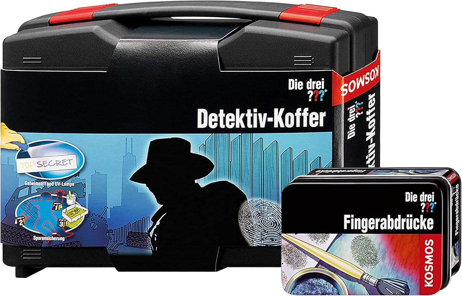 Franckh Kosmos Die DREI ??? DetektivKoffer + Fingerabdrücke Detektiv Set Amazon.de Spielzeug Franckh Kosmos Die DREI ??? DetektivKoffer + Fingerabdrücke Detektiv Set Amazon.de Spielzeug