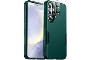 SPIDERCASE Designed for Samsung Galaxy S24 Plus Case, [10 FT Military Grade Drop Protection] Heavy Duty Shockproof Phone Case for Galaxy S24 Plus 2024, Dark Green