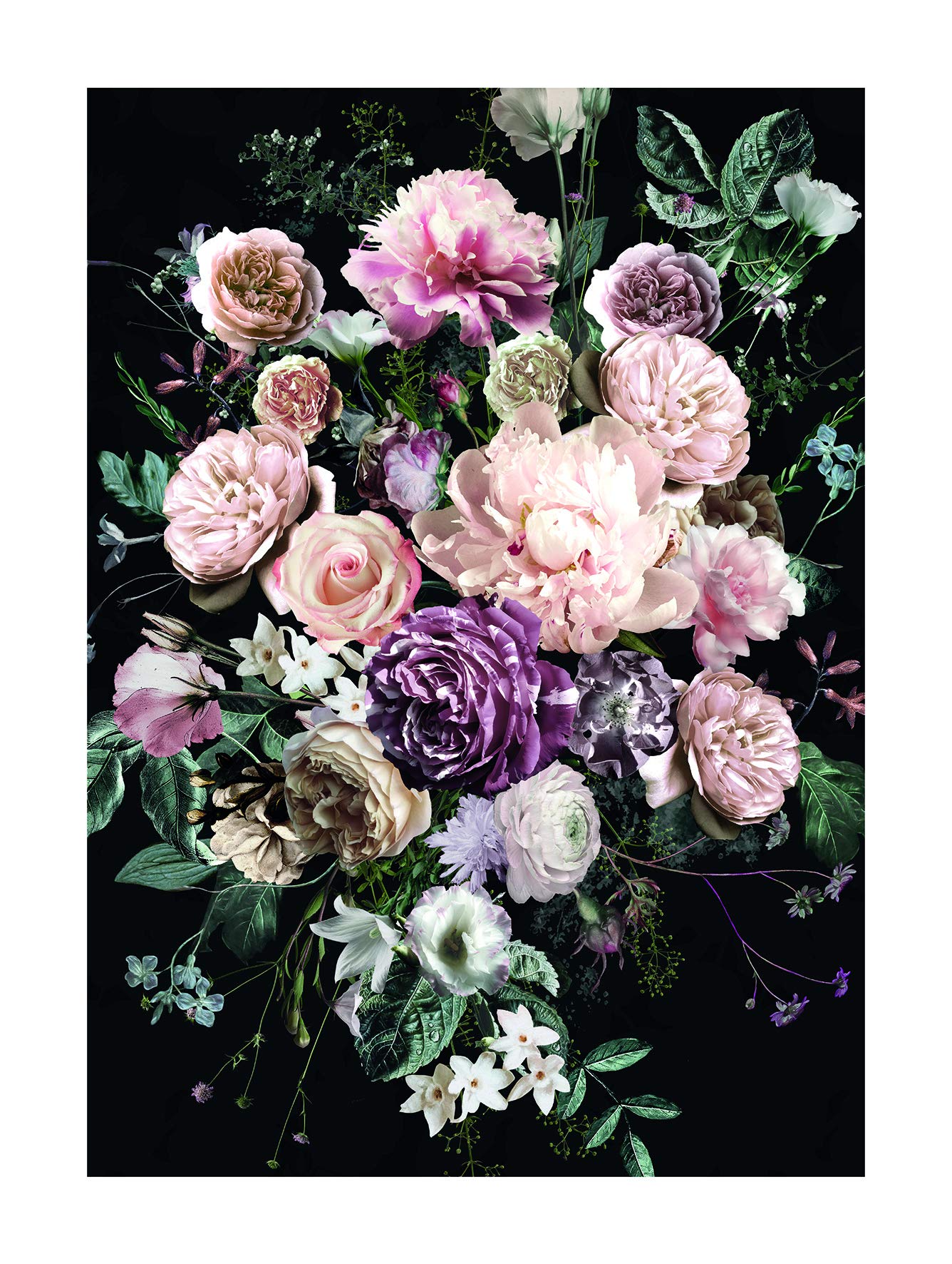 Komar Wall Picture | Charming Bouquet | Poster Picture Living Room Bedroom Decoration Art Print | No Frame | P415B-30x40 | Size: 30x40cm (Width x Height)