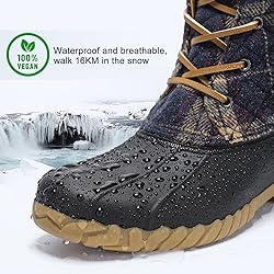 STQ Womens Winter Duck Boots Fashion Side Zipper