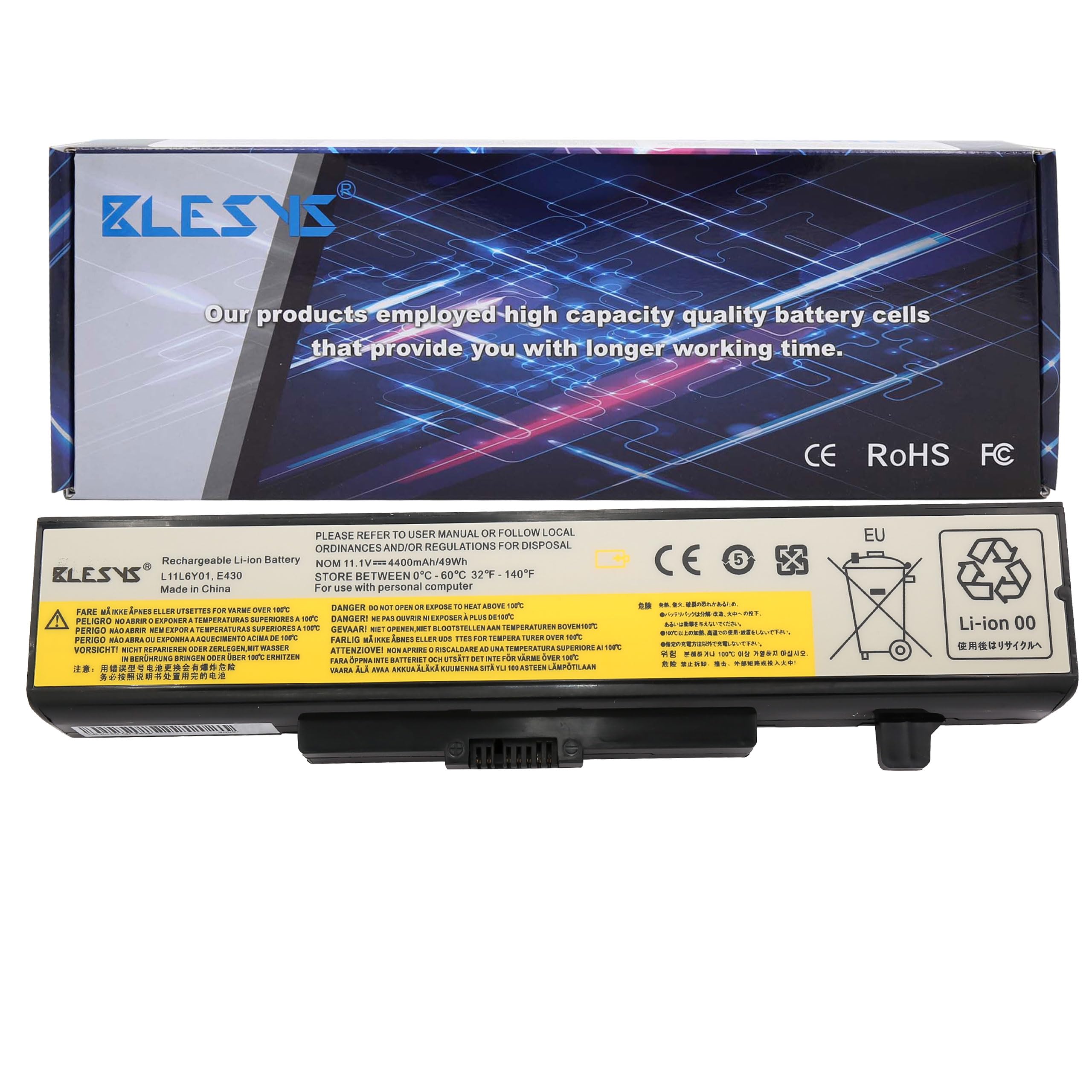 BLESYS Battery For Lenovo ThinkPad Edge E430 E530 E531 E535 E530c E431 E430C E435 E440 E540 Notebook battery
