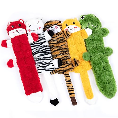 Nocciola PCS No Stuffing Crinkle Dog Squeaky Toys Durable Dog