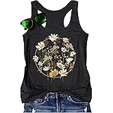 Country Concert Tank Tops Women Vintage Sunshine Racerback Tank Tops Summer Casual Classic-Fit Sleeveless T Shirt Cami