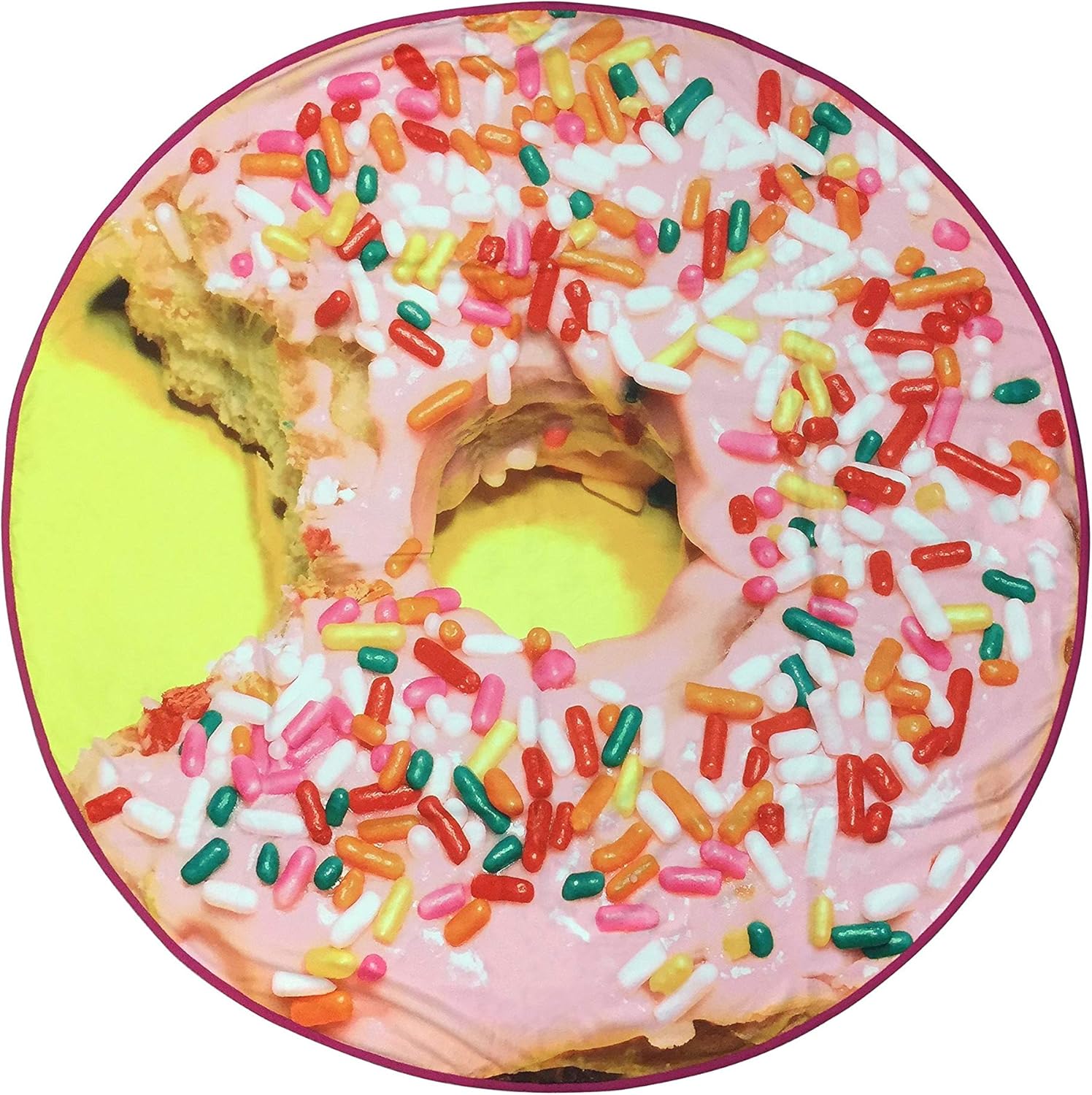 Mainstay Round Shape Beach, Pool, Bath Towel, Donut