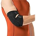 BraceAbility Bursitis Elbow Pad Brace | Compression Arm Sleeve Wrap with Padded Soft Support Cushion for Olecranon Joint Pain, Bursa Protection, Arthritis & Tendonitis Relief (S/M)