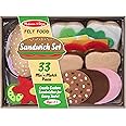 Melissa & Doug Felt Food Sandwich Play Food Set (33 pcs)