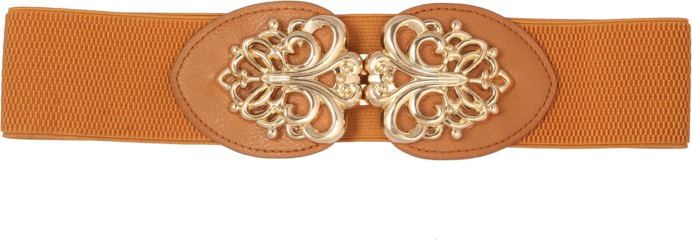 Brown Vintage Fashion Buckle Belt For Women