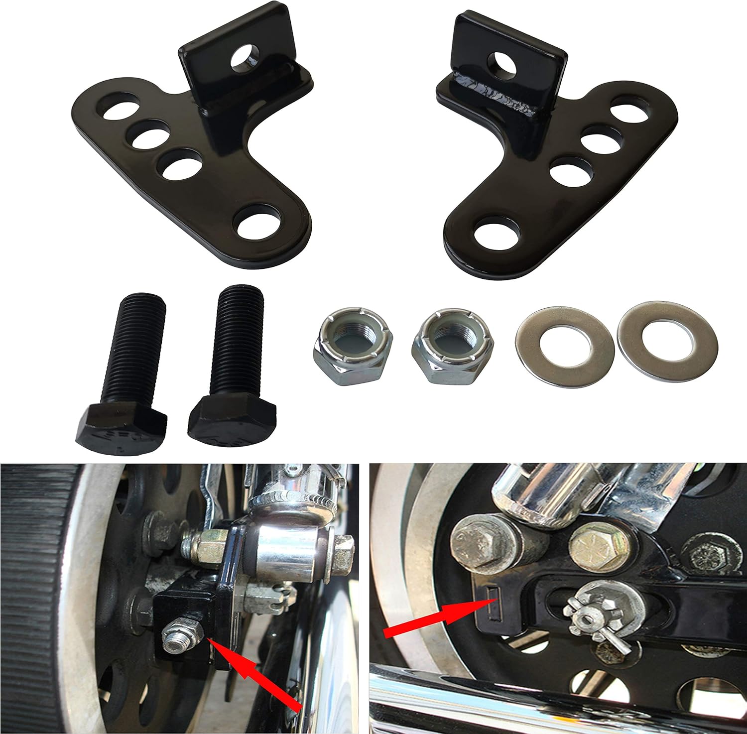 Motobiker 1Set Adjustable Lowering Kit 13" for Harley Sportster 2000