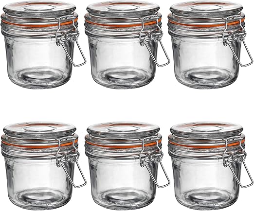 Botes de cocina para almacenar alimentos - Cristal - 350 ml - Pack ...