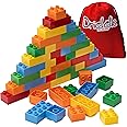 Driddle Big Building Blocks for Kids - STEM Toy - Classic Large Building Bricks - Compatible with All Major Brands - for Children All Ages - 50 Pieces