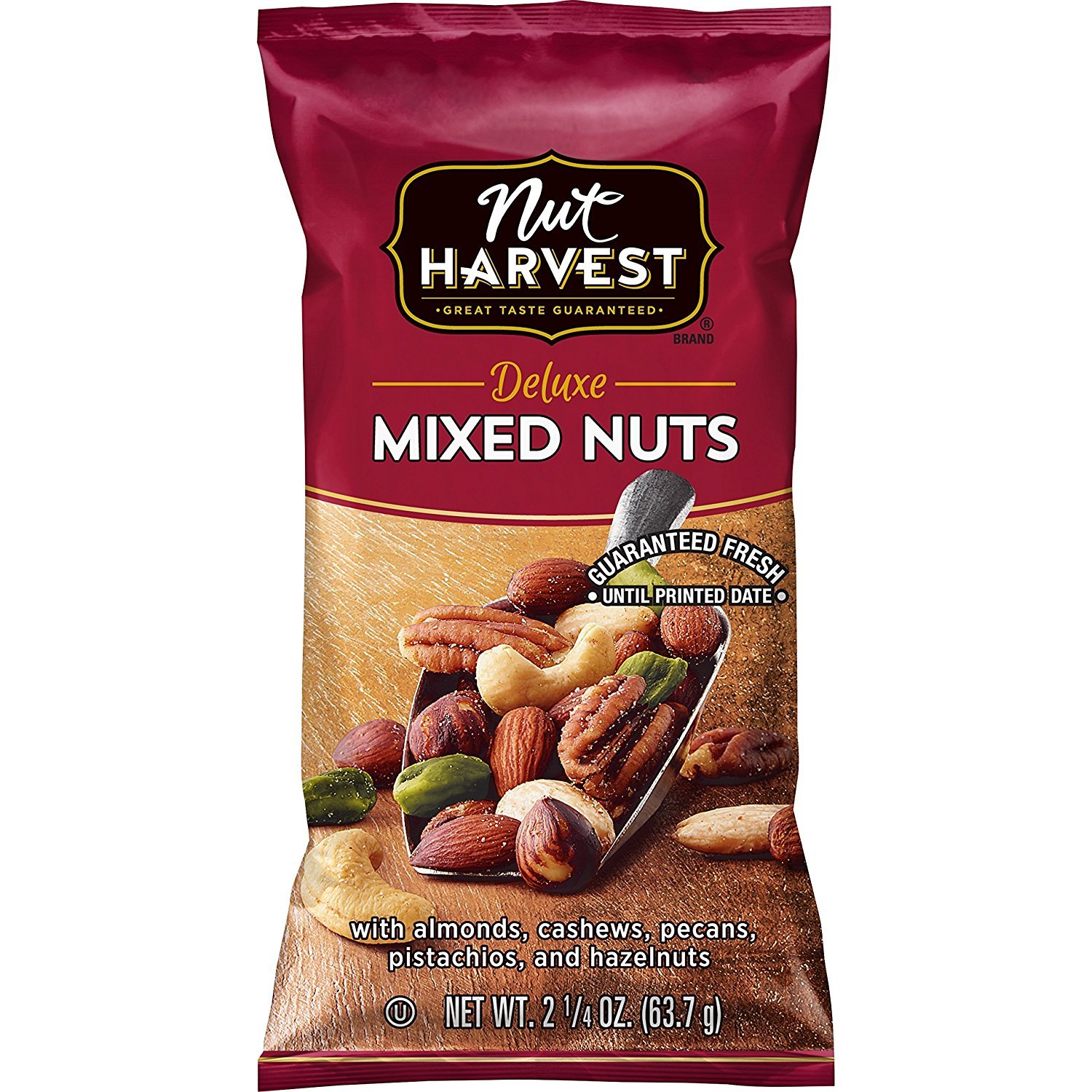 Nut Harvest, Cashews, 2.5 oz (Pack of 8) Grocery