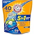 ARM & HAMMER plus OxiClean 5-in-1 Power Paks, 40 Count (Packaging may vary)