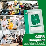 Safety First Aid Group Accident Book A4 - 53 Records, GDPR Compliant view 2